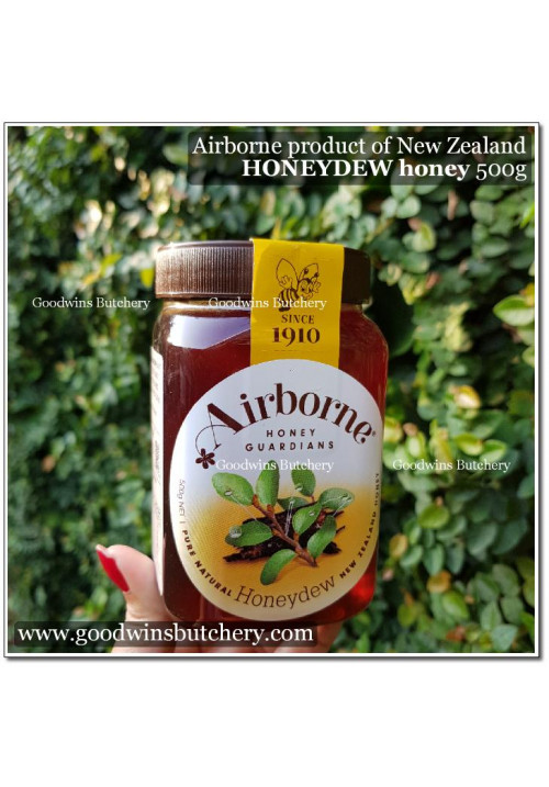 Airborne NZ HONEY HONEYDEW madu asli imported New Zealand 500g